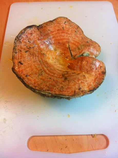 Pizza Con Níscalos Y Cebolla Caramelizada