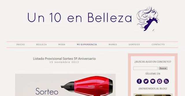 Un 10 en belleza se renueva