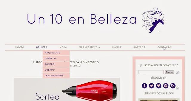 Un 10 en belleza se renueva