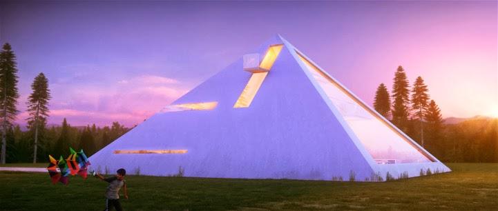 Casa Pirámide; menos es más