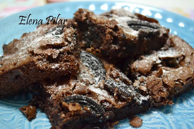 Brownies de Oreo de Lorraine Pascale (los mejores brownies que he comido nunca!!!)