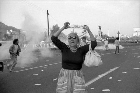 Internacional de la Mujer - 8  Marzo de 1987, la Plaza Italia en Santiago