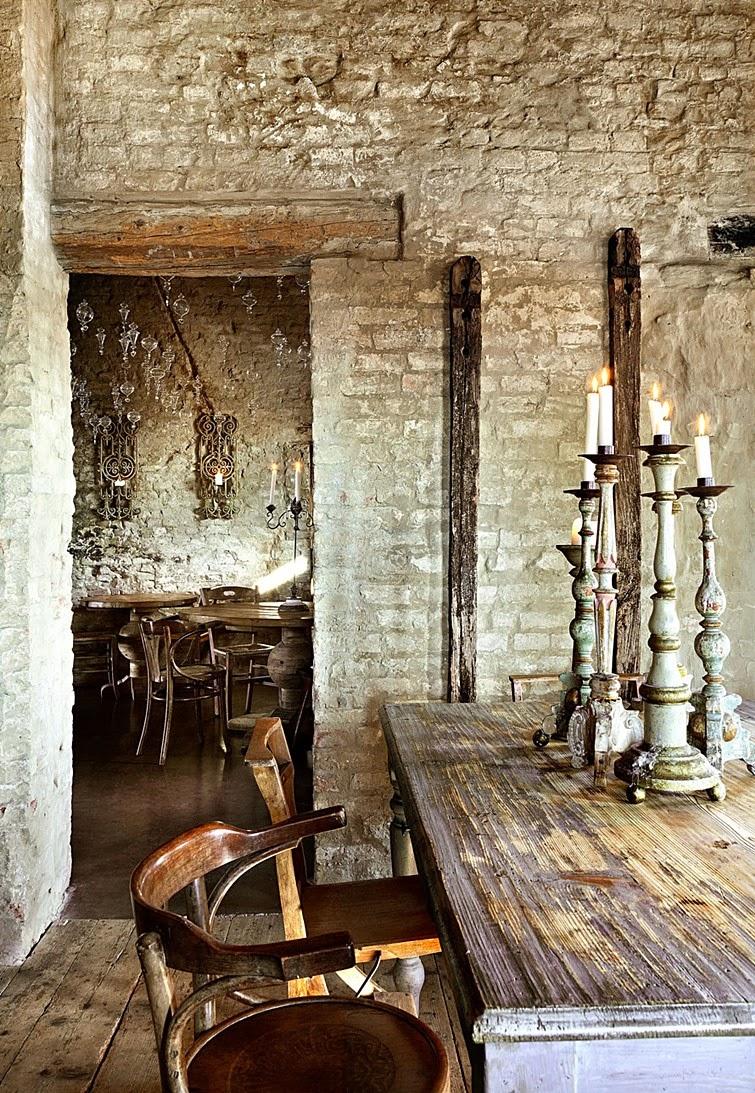 antiguo molino restaurado: rústico-chic