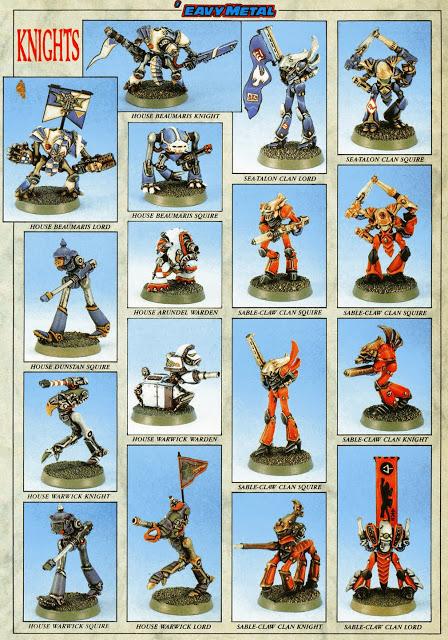 Galería de Caballeros Eldar(Epic40K)