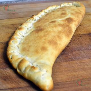 Calzone de rebozuelos y acelgas