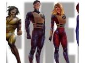 Diseños conceptuales para trajes algunos personajes X-Men