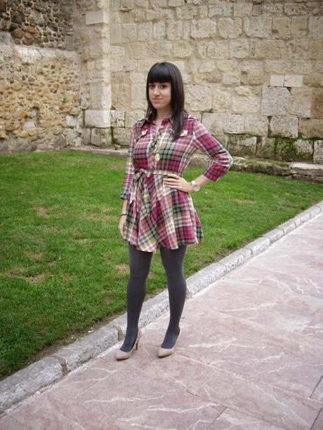 Vestido de cuadros de Oasap y reloj París de Sammydress!!! Vestido de cuadros de Oasap y reloj París de Sammydress!!!