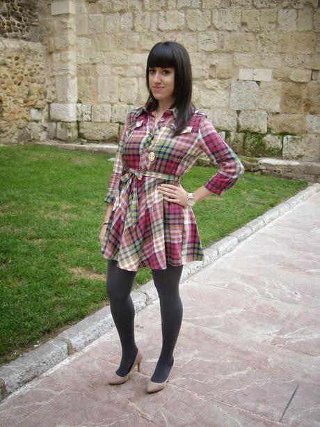 Vestido de cuadros de Oasap y reloj París de Sammydress!!! Vestido de cuadros de Oasap y reloj París de Sammydress!!!