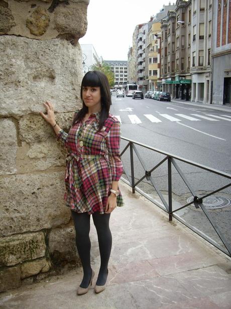 Vestido de cuadros de Oasap y reloj París de Sammydress!!! Vestido de cuadros de Oasap y reloj París de Sammydress!!!