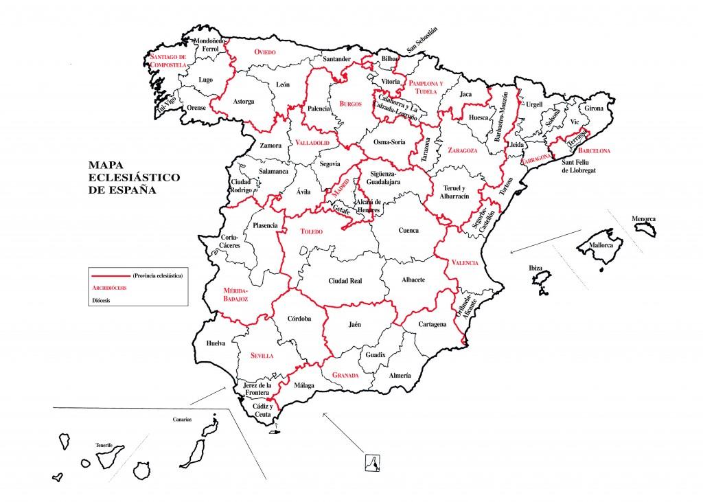 mapa eclesiastico actual