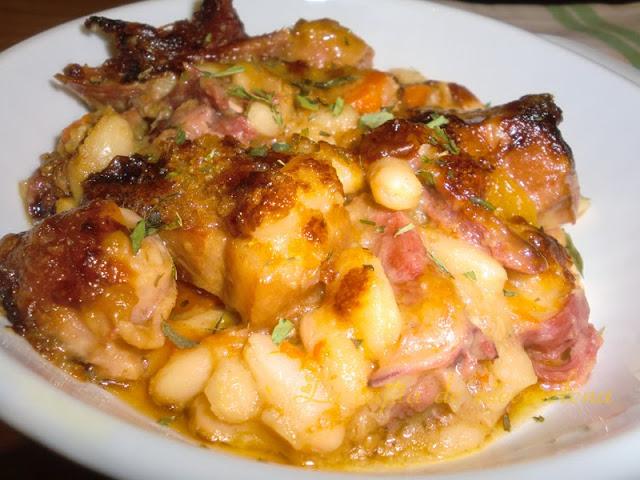 Cassoulet au canard (Cazuela de judías con pato)