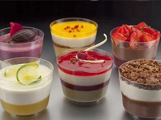 Tast, tu catering con clase. vasos para postres