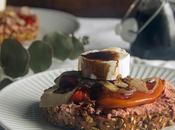 Tosta pimientos, queso cabra foie de@EvaMChef_of sorteo libro cocina rica sana