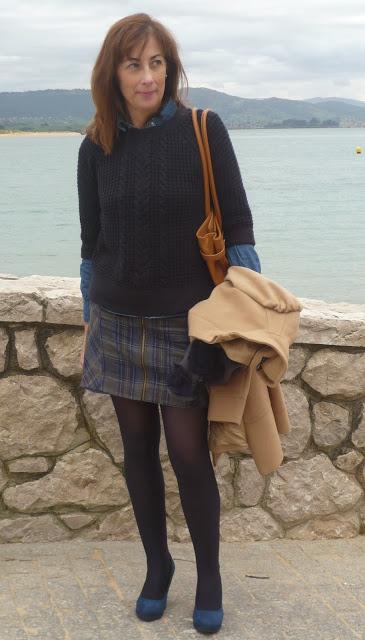 MIS LOOKS - FALDA CUADROS