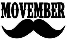 Movember, todos con bigote!