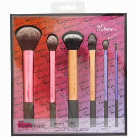 nuevo set de brochas de REAL TECHNIQUES: SAM'S PICKS BRUSH SET