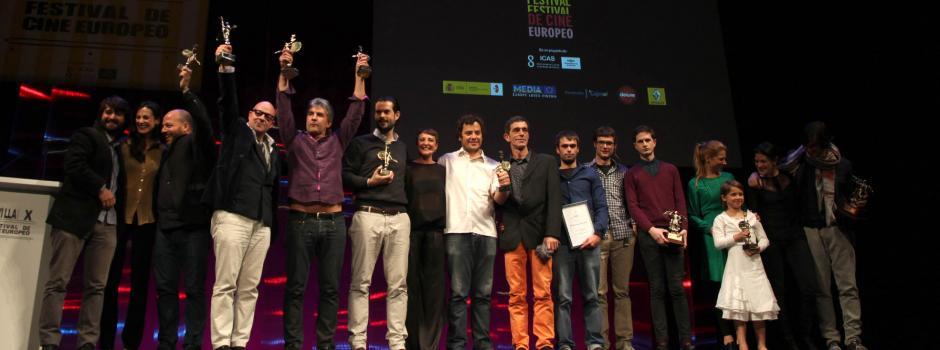 Gala de clausura - Foto de familia de los premiados