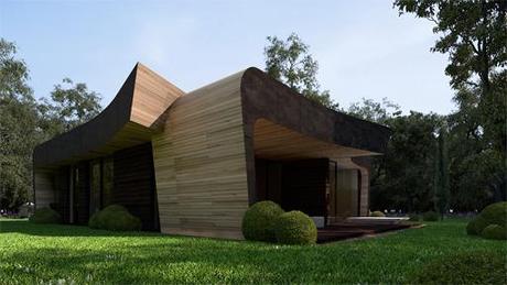 NUEVO PROTOTIPO DE VIVIENDA DE MADERA DISEÑADA POR A-CERO PARA ARQUIMA