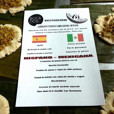 I JORNADA DE FUSION DE COMIDA HISPANO- MEXICANA. MURCIA