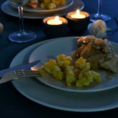 PECHUGAS A LA SIDRA CON CEBOLLA CARAMELIZADA :)