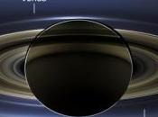 Tierra contraluz desde Saturno