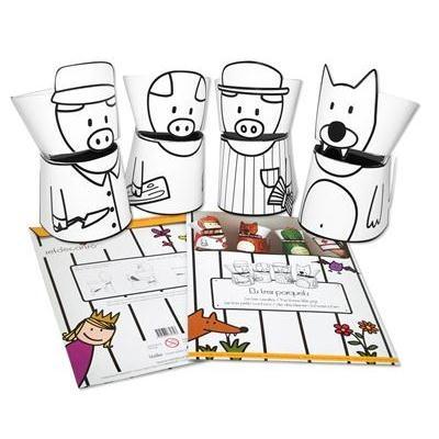 los tres cerditos setdecarto ilovepitita JUGUETES ÚNICOS   ESPECIAL NAVIDADES