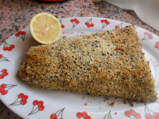 Salmon con costra