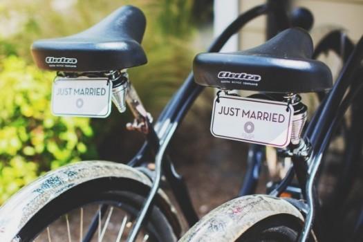 al casamiento en bici