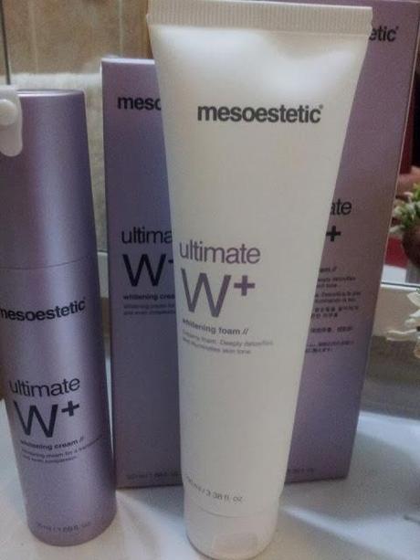 Línea ultimate W+ de Mesoestetic. Línea ultimate W+ de Mesoestetic.