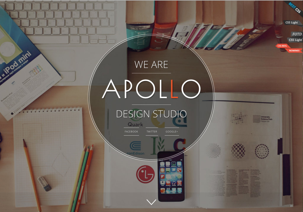 Plantilla Apollo, magnífica para hacer un portfolio personal con WordPress