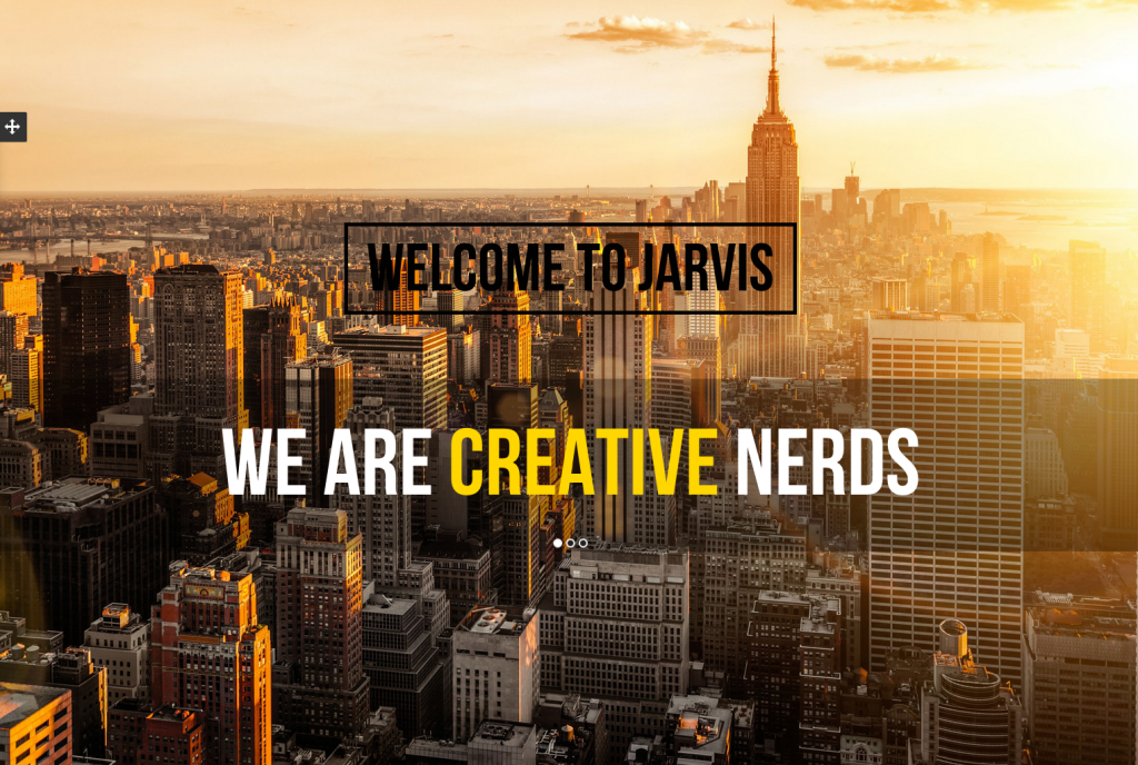 Jarvis, completa plantilla para hacer una web corporativa