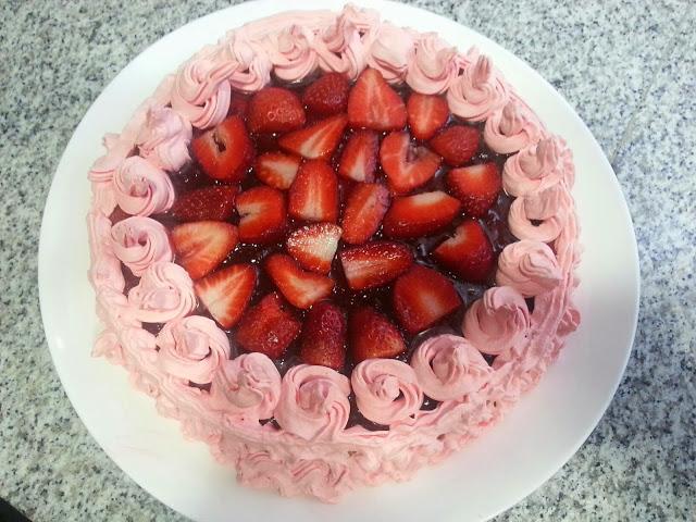 Tarta de fresa