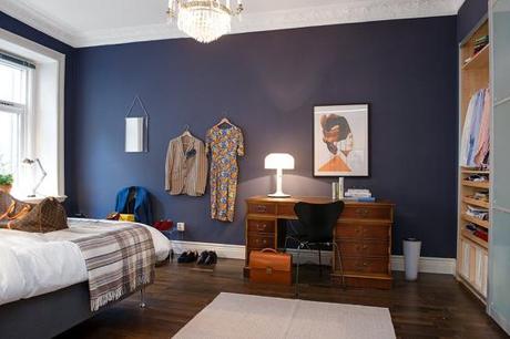 papel de pared de cuadros muebles de diseño fritz hansen marrones azules decoración paredes estilo escandinavo con color decoración estilo americano cuarto de baño mosaico negro blog diseño decoración interiores blog decoración nordica escandinava 