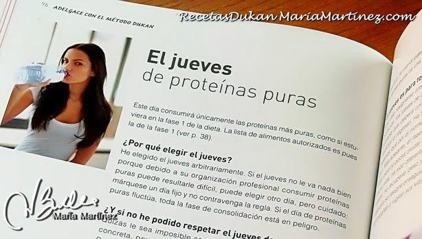 Fase Consolidación dieta Dukan: Jueves de PP