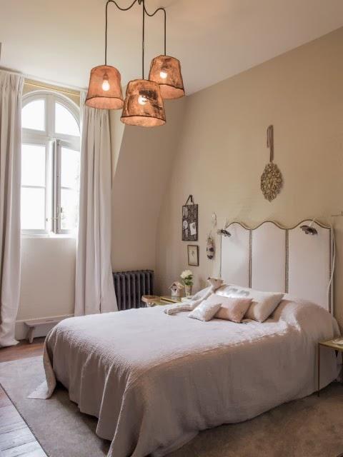 Una casa muy femenina, en Normandía