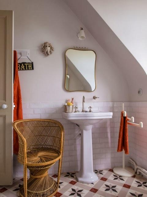 Una casa muy femenina, en Normandía