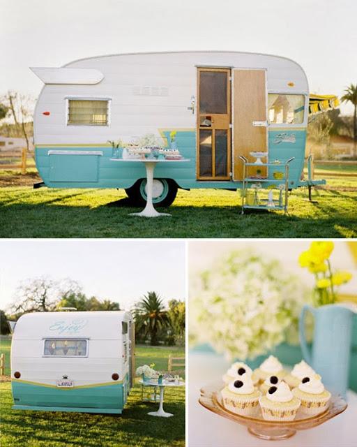 Es Tendencia: caravanas vintage para tu boda