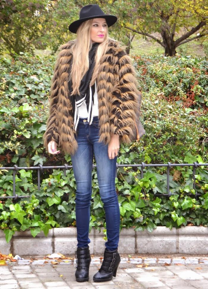 Fur Coat and hat