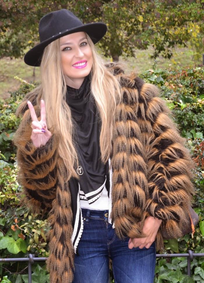 Fur Coat and hat