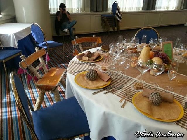 Mesas decoradas en Mi Boda Rocks Experience