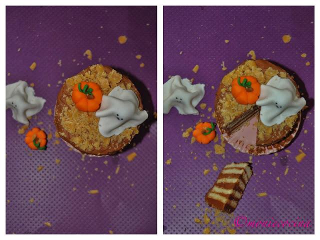 TARTA DOBOS DE HALLOWEEN