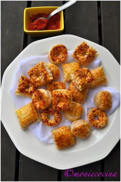 HOJALDRITOS DE CREMA DE CHORIZO