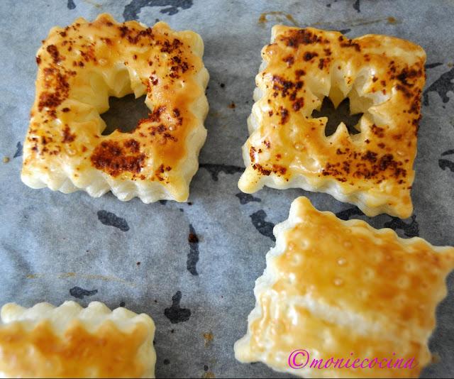 HOJALDRITOS DE CREMA DE CHORIZO