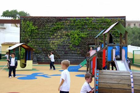 Jardín vertical educativo Mallorca
