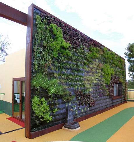 Jardín vertical educativo en Mallorca