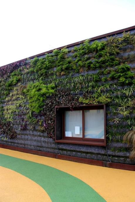 Jardín vertical educativo en Mallorca