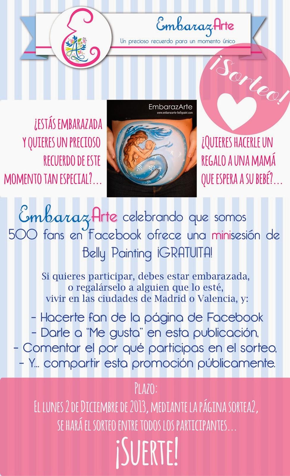 Sorteo en Facebook de una minisesión de Bellypainting GRATUITA!!! informate!