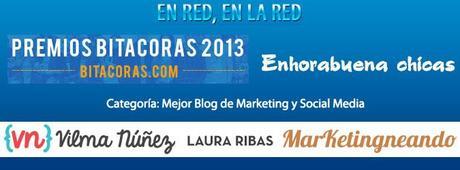 Categoría-Mejor Blog de Marketing y Social Media - bitacoras 2013 Categoría-Mejor Blog de Marketing y Social Media - bitacoras 2013