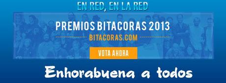Premios bitacoras 2013 enhorabuena desde en red en la red Premios bitacoras 2013 enhorabuena desde en red en la red
