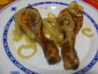 Pollo al horno con limon y miel